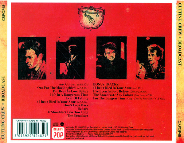 Cutting Crew : Broadcast (CD, Album, RE, RM)