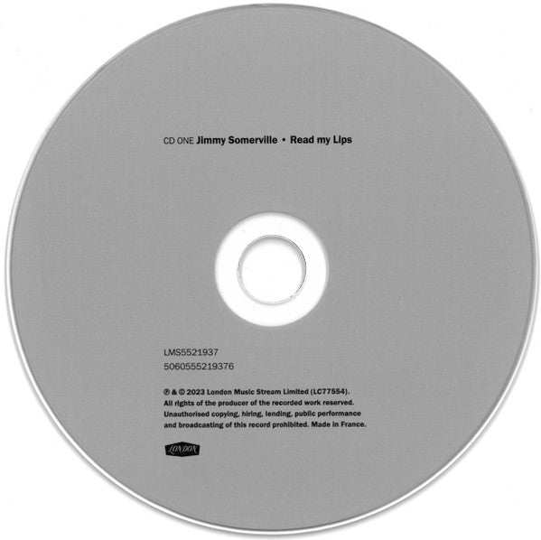 Jimmy Somerville : Read My Lips (2xCD, Album, RE, RM)