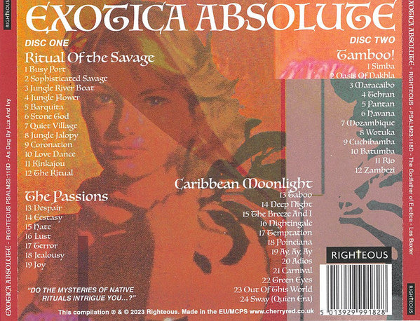 Les Baxter : Exotica Absolute (Four Classic Albums From The Godfather Of Exotica) (2xCD, Comp)