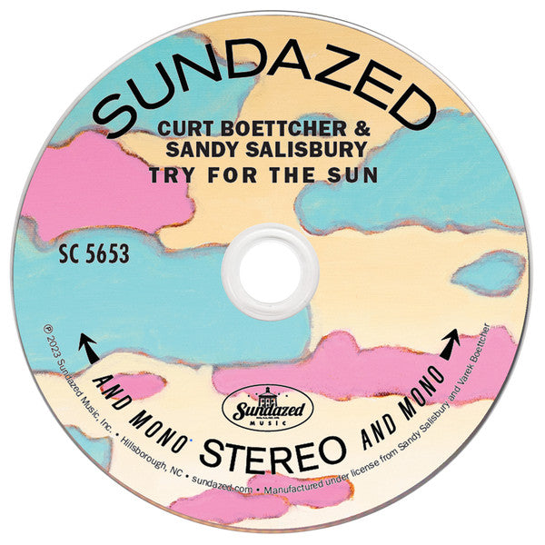 Sandy Salisbury & Curt Boettcher : Try For The Sun (CD, Mono)