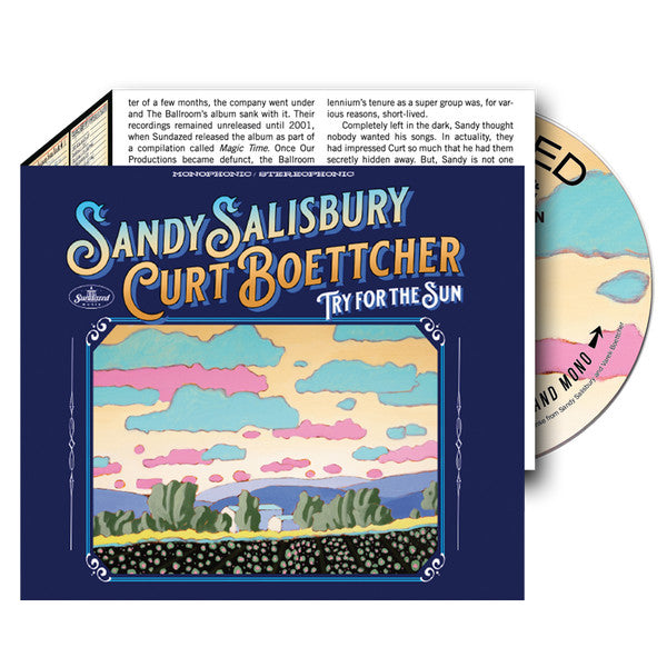 Sandy Salisbury & Curt Boettcher : Try For The Sun (CD, Mono)