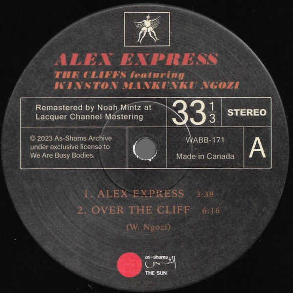 The Cliffs (2) Featuring Winston Ngozi : Alex Express (LP, Album, RE)