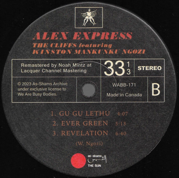 The Cliffs (2) Featuring Winston Ngozi : Alex Express (LP, Album, RE)