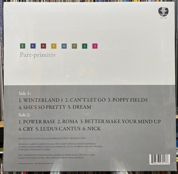 Section 25 : Part-Primitiv (LP, Album, Ltd, RE)