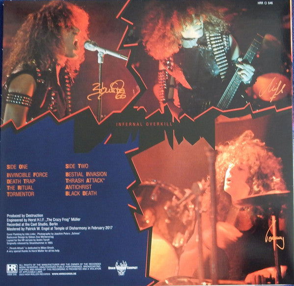 Destruction : Infernal Overkill (LP, Album, Ltd, RE, RP)