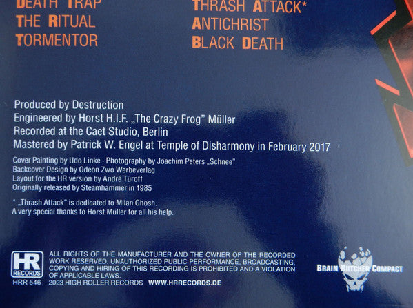 Destruction : Infernal Overkill (LP, Album, Ltd, RE, RP)
