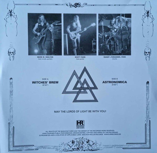Manilla Road : Witches Brew / Astronomica (10", Shape, Ltd, Num, Pic)