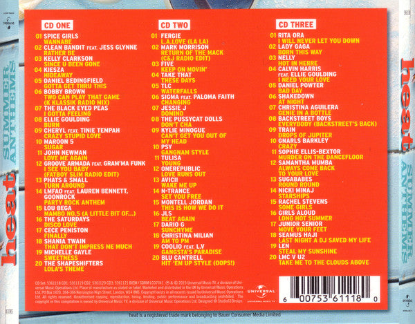 Various : Heat - Summer Anthems (More Bangers Than A BBQ) (3xCD, Comp, Dig)