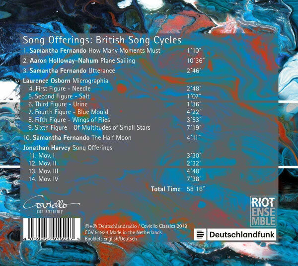 Riot Ensemble : Song Offerings  (CD, Album)