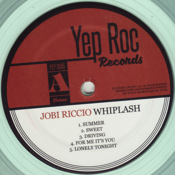 Jobi Riccio : Whiplash (LP, Album, Cle)