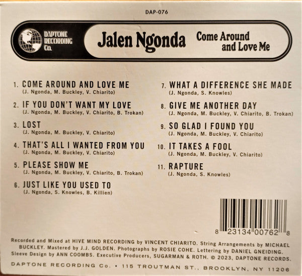 Jalen N'Gonda : Come Around And Love Me (CD, Album)