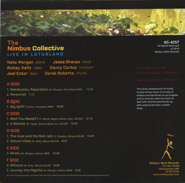 The Nimbus Collective : Live In Lotusland (3xLP, Album, Ltd, RE, RM)