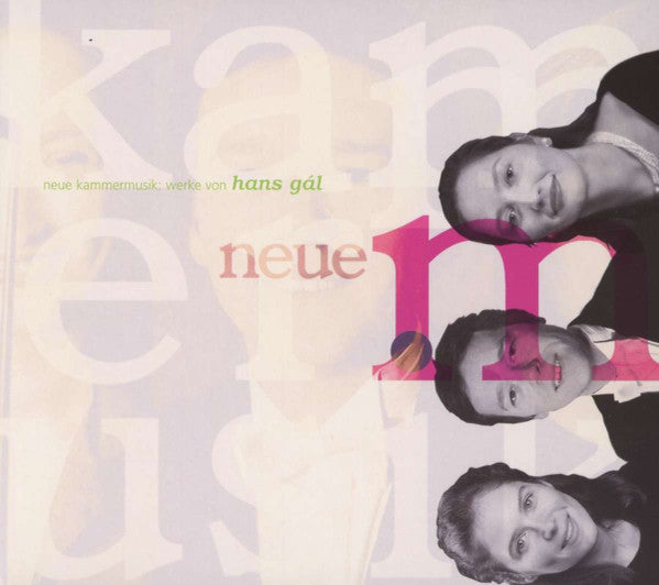 Hans Gal, Annette-Barbara Vogel, Fulbert Slenczka, Rene Lecuona : Neue Kammermusik (Werke von Hans Gál) (CD, Album)