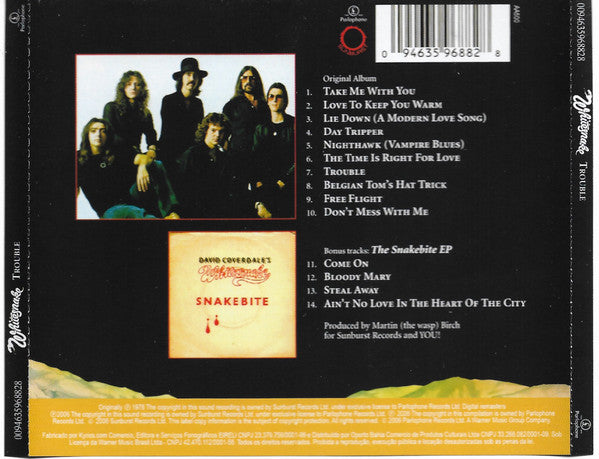 Whitesnake : Trouble (CD, Album, RE, RM, O-C)