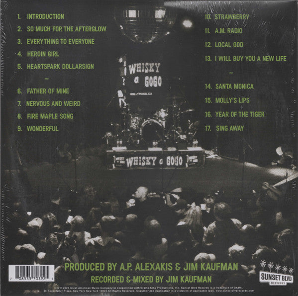 Everclear : Live At The Whisky A Go Go (2xLP, Album, Cok)