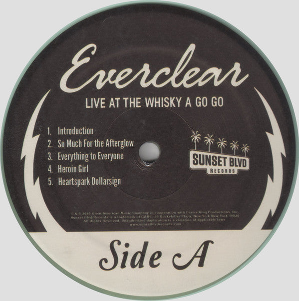 Everclear : Live At The Whisky A Go Go (2xLP, Album, Cok)