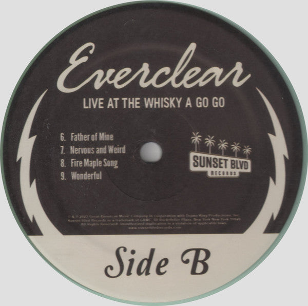 Everclear : Live At The Whisky A Go Go (2xLP, Album, Cok)