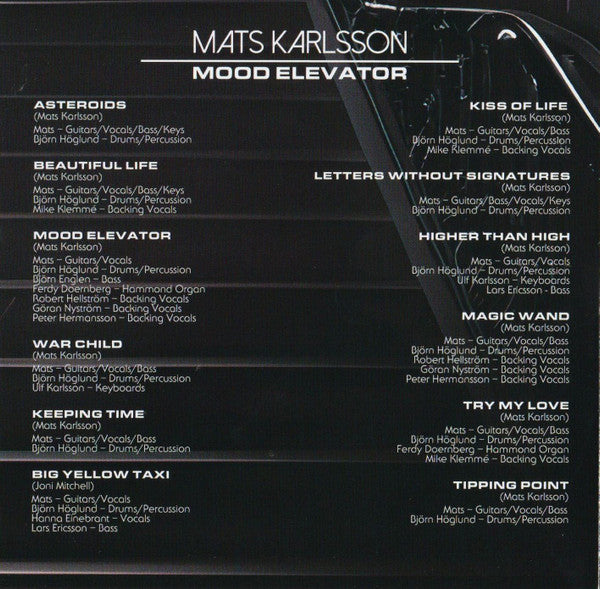 Mats Karlsson (2) : Mood Elevator (CD, Album)