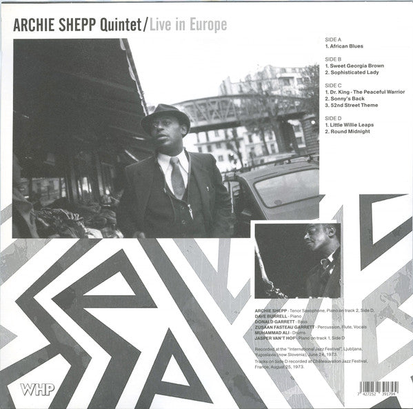 Archie Shepp Quintet : Live In Europe (2xLP, Album, Unofficial)