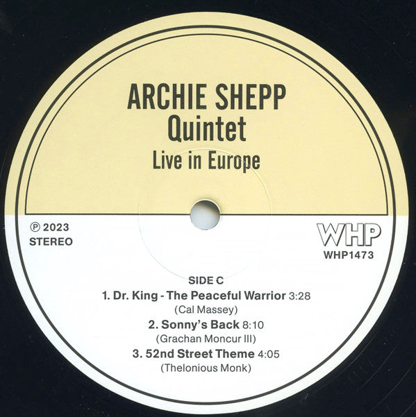 Archie Shepp Quintet : Live In Europe (2xLP, Album, Unofficial)
