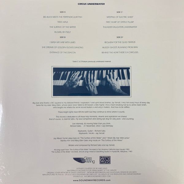 Circus Underwater : Circus Underwater (2xLP, RE)