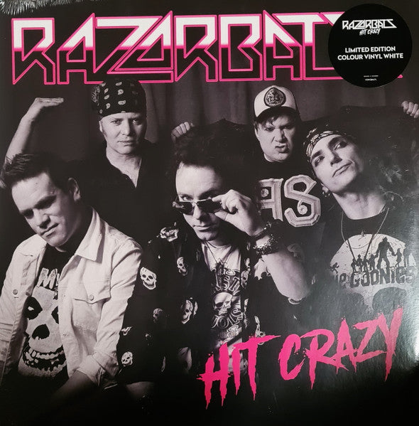 Razorbats : Hit Crazy (LP, Album, Ltd, Whi)