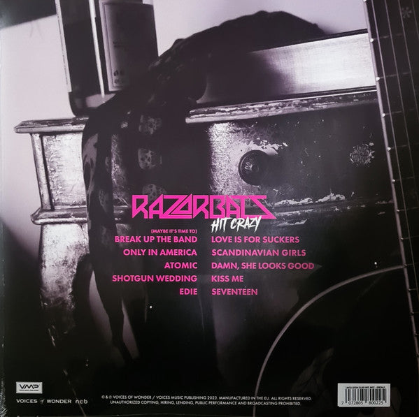 Razorbats : Hit Crazy (LP, Album, Ltd, Whi)
