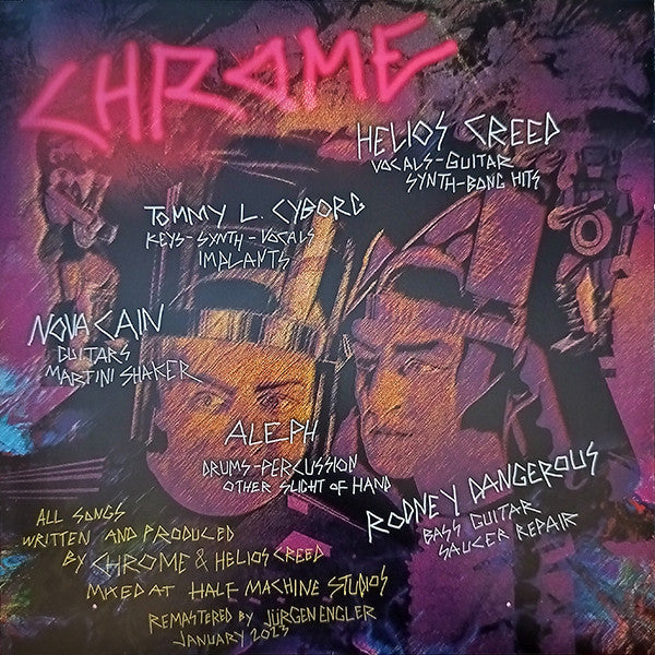 Chrome (8) : Ghost Machine (LP, Album, Ltd, RE, RM, Blu)
