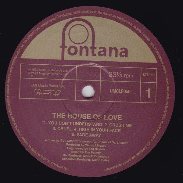 The House Of Love : Babe Rainbow (LP, Album, RE)