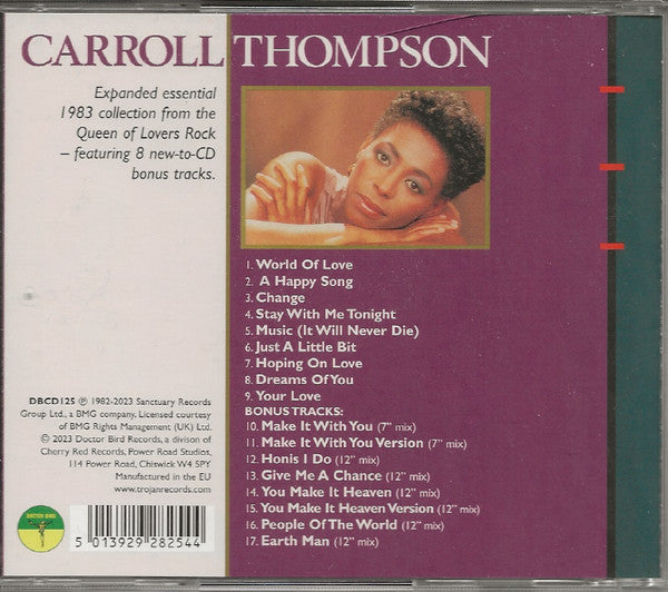 Carroll Thompson : Carroll Thompson (CD, Album, RE, Exp)