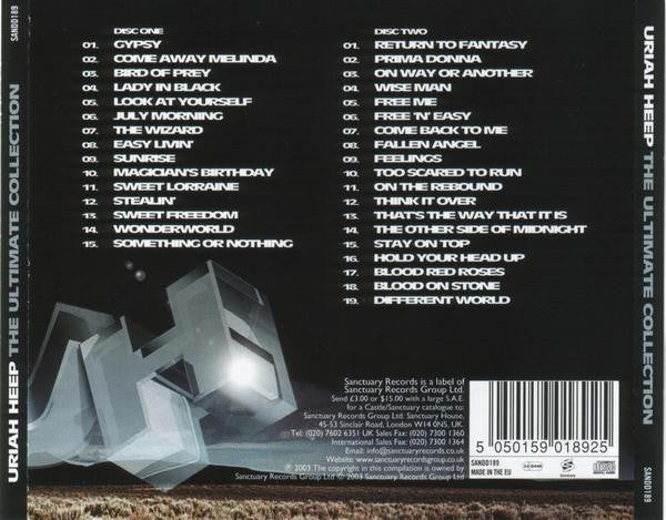 Uriah Heep : The Ultimate Collection (2xCD, Comp, RM)