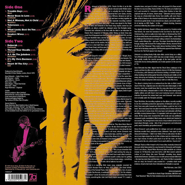 Dave Edmunds : Trax On Wax 4 (LP, Album, RE, RM, 180)