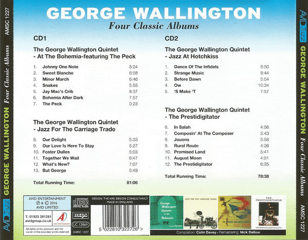 George Wallington : Four Classic Albums (2xCD, Comp)