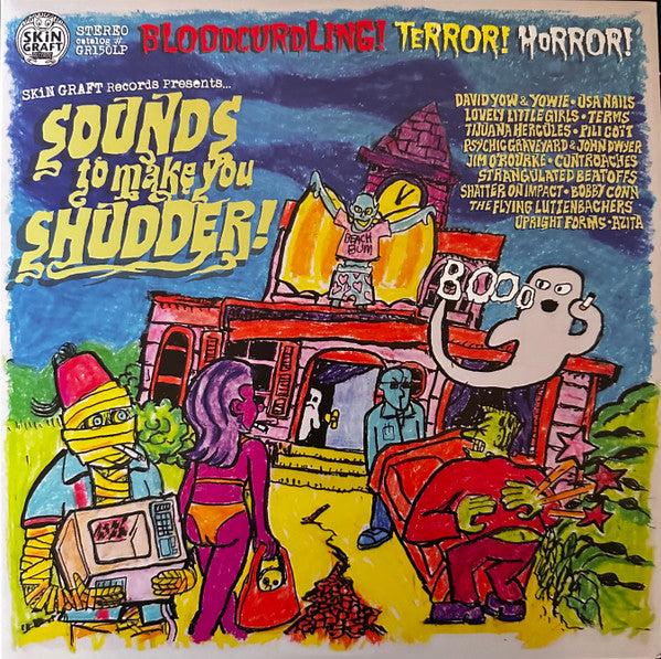 Various : Skin Graft Records Presents... Sounds To Make You Shudder! (LP, Album, Comp, Ltd, Num, RE + LP, S/Sided, Album)