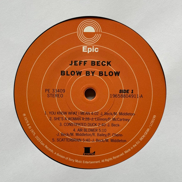 Jeff Beck : Blow By Blow (LP, Album, RE, 150)