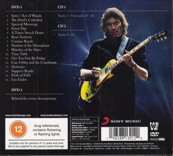 Steve Hackett : Foxtrot At Fifty + Hackett Highlights: Live In Brighton (2xDVD, Album + 2xCD, Album + Ltd)