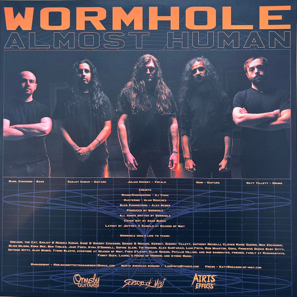 Wormhole (11) : Almost Human (LP, Album)