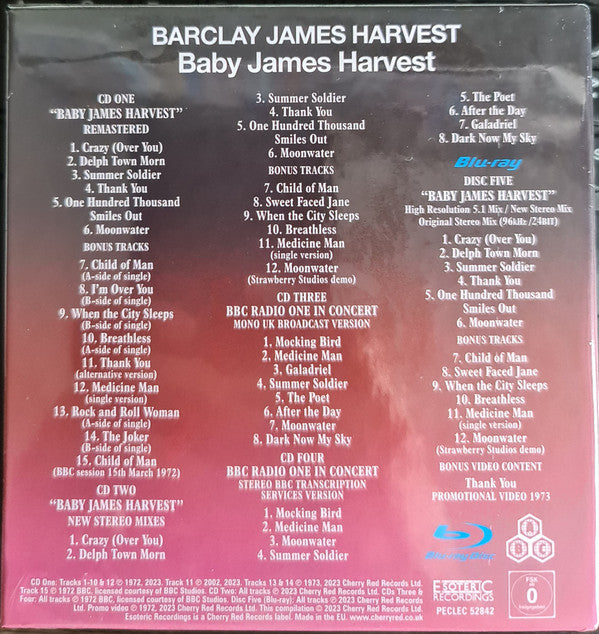Barclay James Harvest : Baby James Harvest (Box, Comp, Dlx + CD, Album, Mono, RE, RM + CD, Alb)