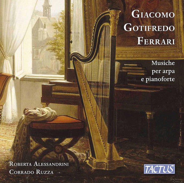 Giacomo Gotifredo Ferrari, Roberta Alessandrini, Corrado Ruzza : Musiche Per Arpa E Pianoforte (CD, Album)