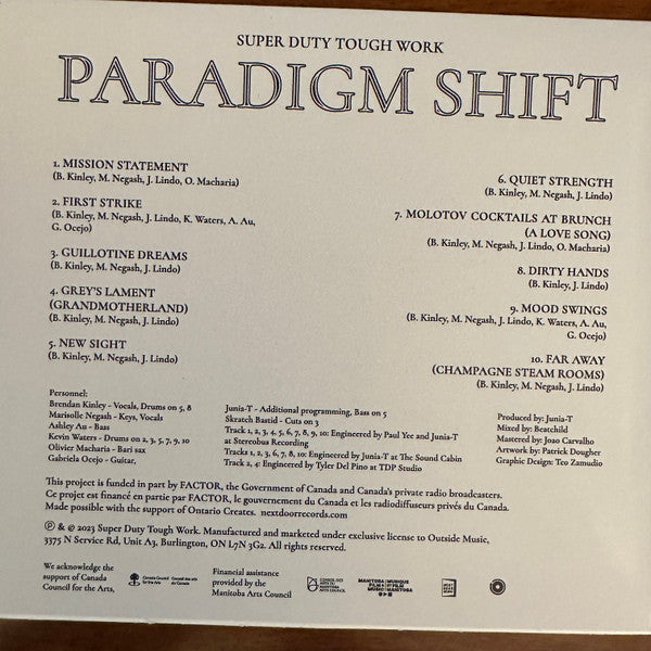 Super Duty Tough Work : Paradigm Shift (CD, Album)