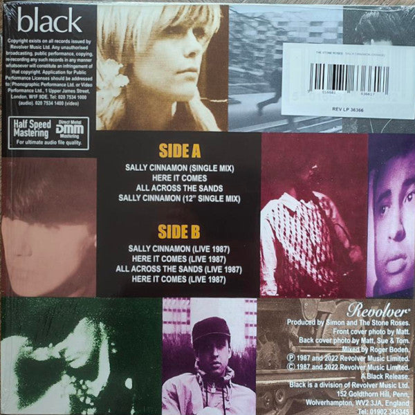 The Stone Roses : Sally Cinnamon (12", RE, RM, S/Edition, Ora)