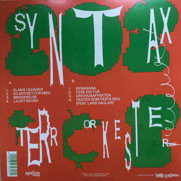 Syntax TerrOrkester : Intermett (LP, Album, Ltd)