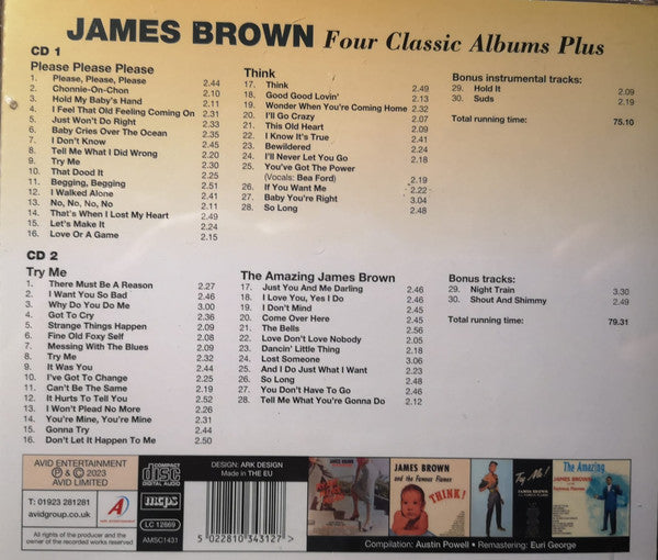 James Brown : Four Classic Albums Plus (2xCD, Comp)