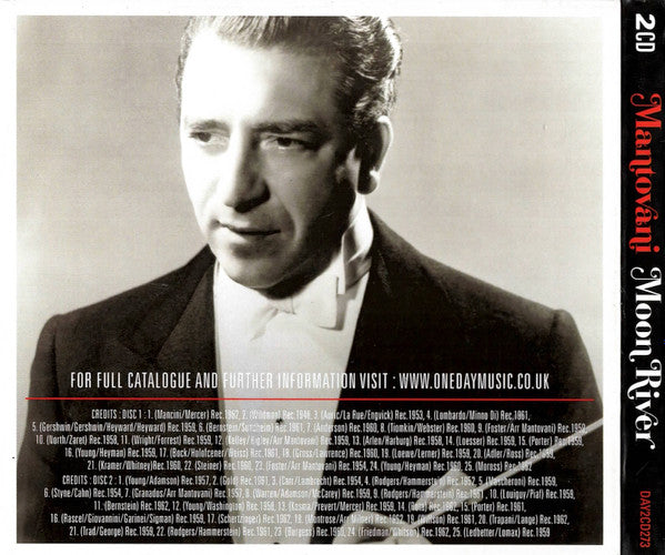 Mantovani : Moon River (2xCD, Comp)