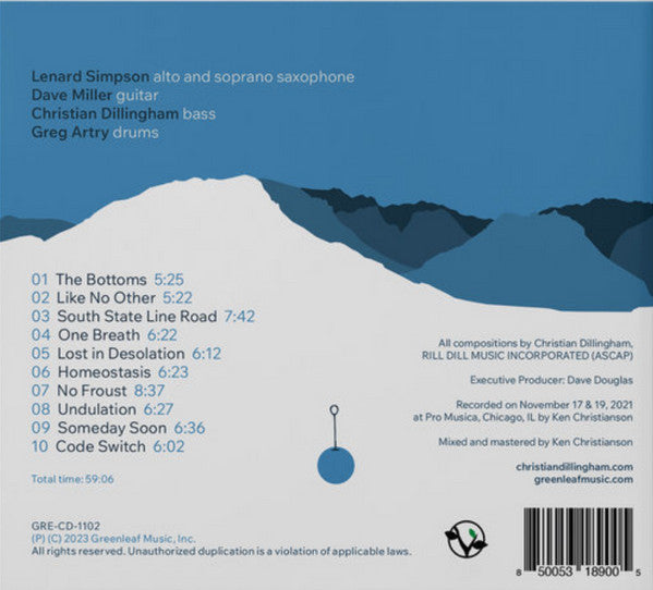 Christian Dillingham : Cascades (CD, Album)