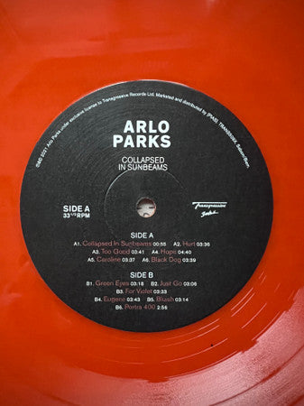 Arlo Parks : Collapsed In Sunbeams (LP, Album, Ltd, RE, Ora)