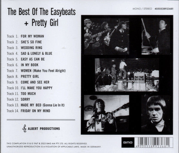 The Easybeats : The Best Of The Easybeats + Pretty Girl (CD, Comp, RE)
