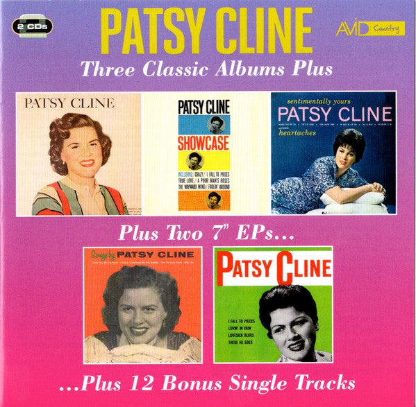 Patsy Cline : Three Classic Albums Plus (2xCD, Comp, RM)