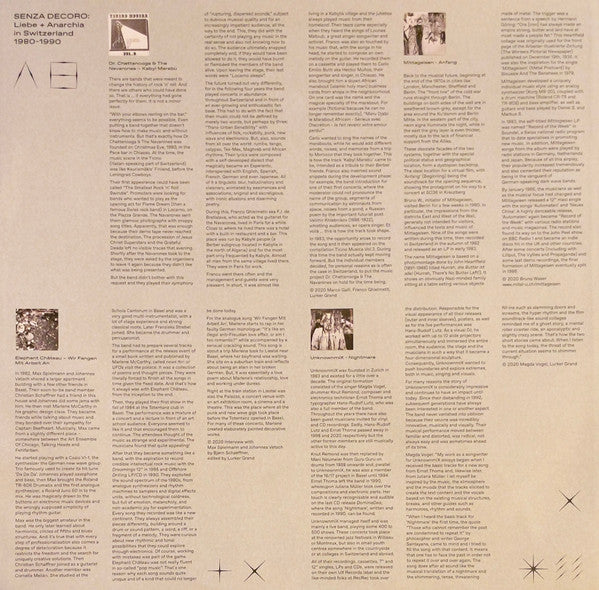 Mehmet Aslan : Senza Decoro (Liebe + Anarchia / Switzerland 1980​-​1990) (2xLP, Comp)
