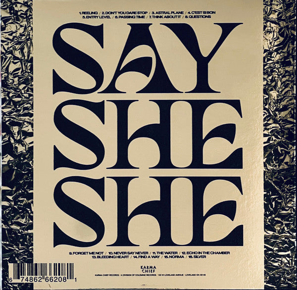 Say She She : Silver (CD, Album)